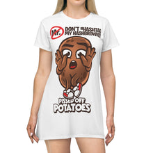 Load image into Gallery viewer, Hash browns All Over Print T-Shirt Dress