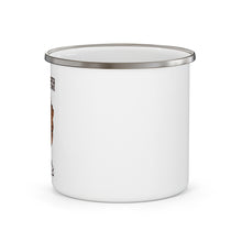 Load image into Gallery viewer, Hash browns - Enamel Campfire Mug (Left hand)