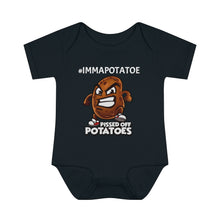 Load image into Gallery viewer, IMMAPOTATOE Infant Baby Rib Bodysuit