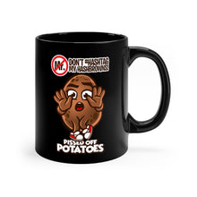 Load image into Gallery viewer, Hash browns - Black mug 11oz (Right hand)