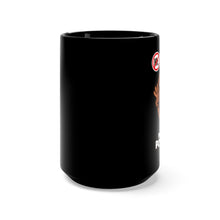 Load image into Gallery viewer, Hash browns - Black Mug 15oz (Right hand)