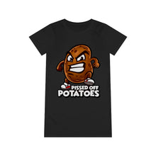 Load image into Gallery viewer, Pissed Off Potatoes Organic T-Shirt Dress
