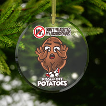 Load image into Gallery viewer, Hash browns - Glass Ornament