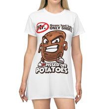 Load image into Gallery viewer, Balls All Over Print T-Shirt Dress