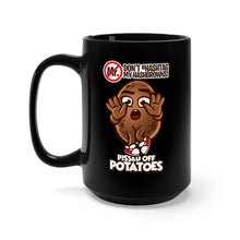 Load image into Gallery viewer, Hash browns - Black Mug 15oz (Left hand)