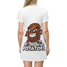 Load image into Gallery viewer, Pissed Off Potatoes All Over Print T-Shirt Dress
