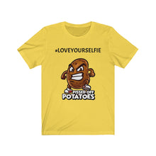 Load image into Gallery viewer, LOVEYOURSELFIE Unisex Jersey Short Sleeve Tee
