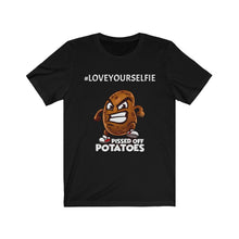 Load image into Gallery viewer, LOVEYOURSELFIE Unisex Jersey Short Sleeve Tee
