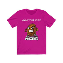 Load image into Gallery viewer, LOVEYOURSELFIE Unisex Jersey Short Sleeve Tee
