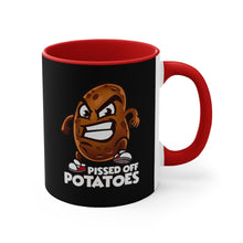 Load image into Gallery viewer, Pissed Off Potatoes 11oz Accent Mug
