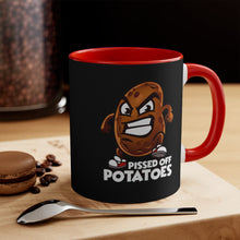 Load image into Gallery viewer, Pissed Off Potatoes 11oz Accent Mug
