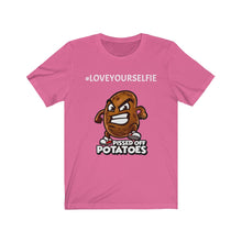 Load image into Gallery viewer, LOVEYOURSELFIE Unisex Jersey Short Sleeve Tee
