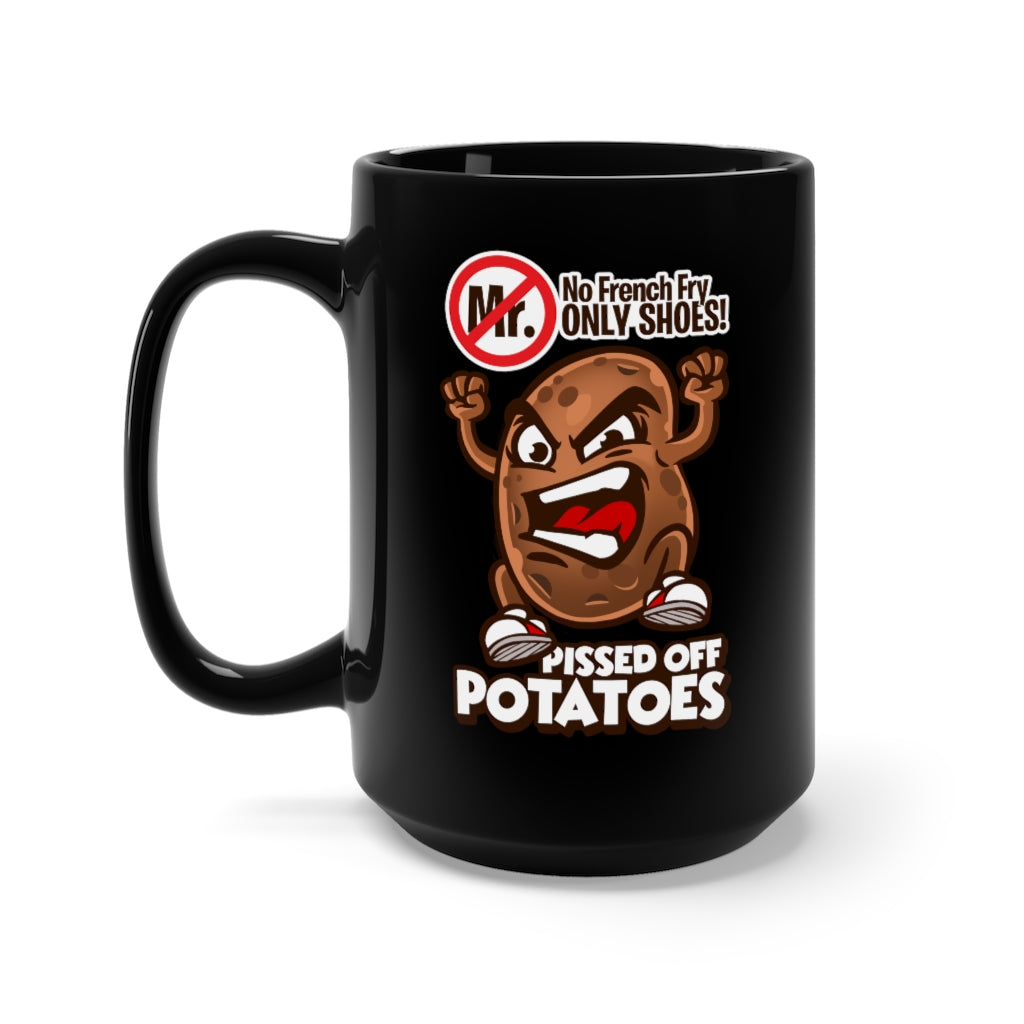 No Fry - Black Mug 15oz (Left hand)