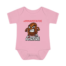 Load image into Gallery viewer, IMMAPOTATOE Infant Baby Rib Bodysuit
